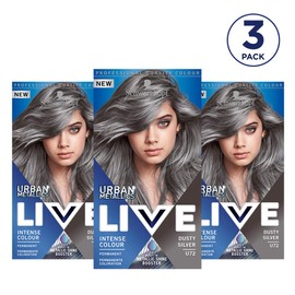 Schwarzkopf Live U72 Dusty Silver Pack Of 3