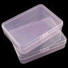 Goodma 8 Pieces Rectangular Plastic Boxes Empty Storage Organizer Containers