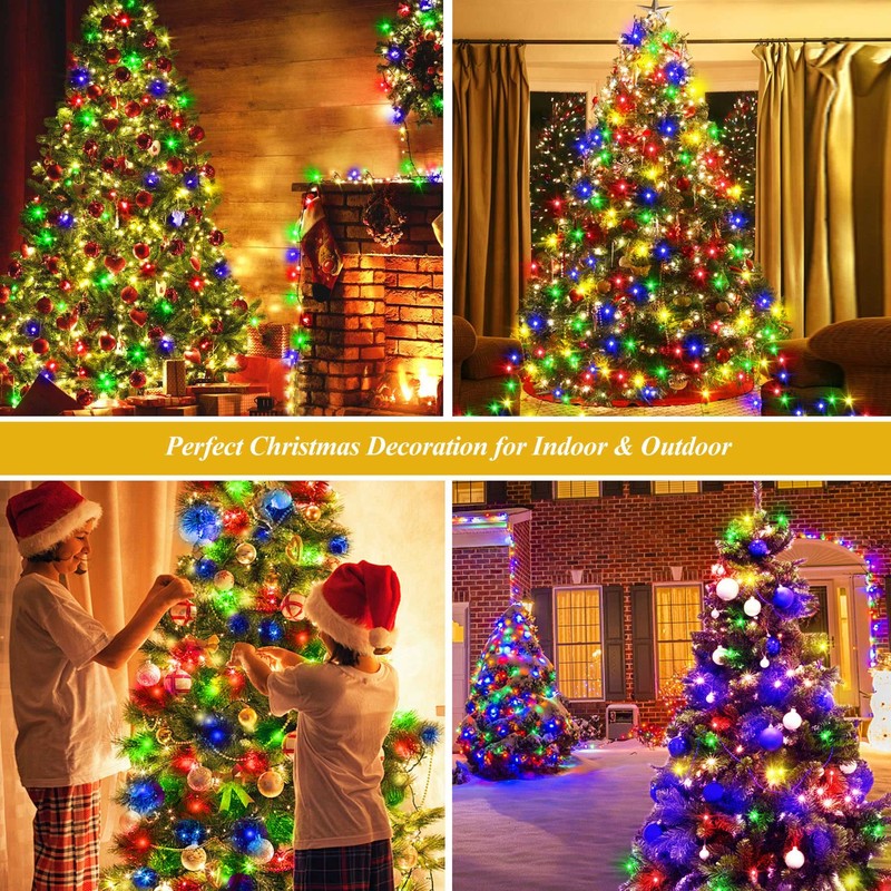 Christmas String Lights for Tree, 400 LEDs Christmas Tree Lights