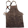 Breeo Waxed Canvas Apron - Leather Straps - D Rings