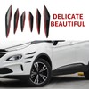 6 Pcs Car Spoiler Canards Kit,Automobile Front Bumper Lip Splitter