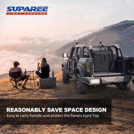 SUPAREE Freedom Panel Storage Bag Hard Top Storage Bag with Handle Compatible with 2021-2025 Ford Bronco 2&4 Door Car Top Panel Protector Bag Freedom Driving Accessories