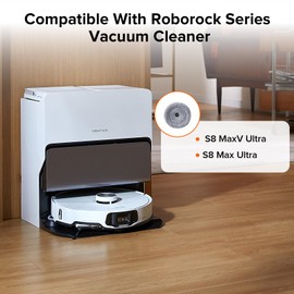 roborock 2 Pack Microfiber Mop Cloths for S8 MaxV Ultra, S8 Max Ultra Robot Vacuum Cleaner, with Dual Sonic Vibrations Modules, Mop Pad Replacement Accessories