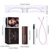 Sello De Cejas, Eyebrow Stencil stamp Kit, Polvo para Cejas