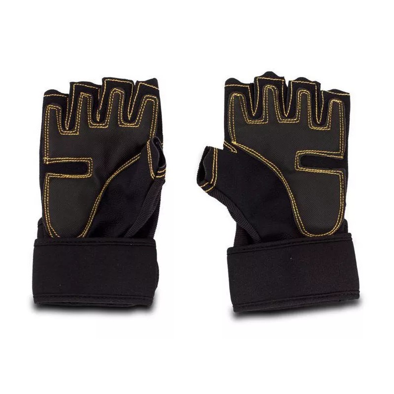 Techno Guantes Para Pesas O Barra Con Muñequera Gym Unisex