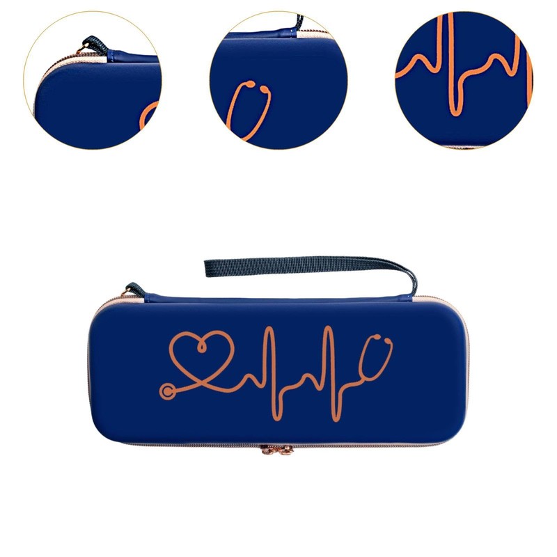 perfeclan Stethoscope Carrying Case Storage Box Portable, Wear Resistant, with