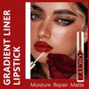 QueenDiary Lip Gloss and Liner Makeup Set, Lifter Gloss and