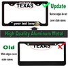 2 Pack Funny Cowboy Frog License Plate Frames, Stainless Steel