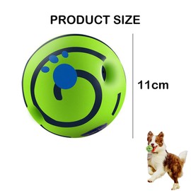 Mystiqut Natural Latex Rubber Squeaky Ball Dog Toy,Giggle Ball for Dogs Interactive Dog Toys for Large Dogs Ball Interactive Toy Ball for Dog Ball Giggle Squeaky Ball Dog Toys for Dogs.