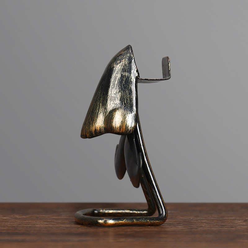 Nose Shaped Eyeglasses Holder Iron Nose and Mustache Shaped Eye