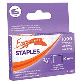 Arrow 276ES Easyshot Staples, 3/8-Inch