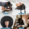 VINGVO Massage Headrest for Bed with Face Pillow, Adjustable Massage