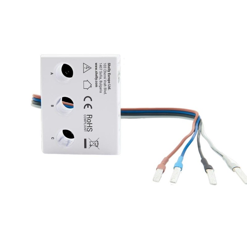 Shelly 3EM-63W Gen3, WLAN Operated, Energy Monitoring, Contactless Current Measurement,