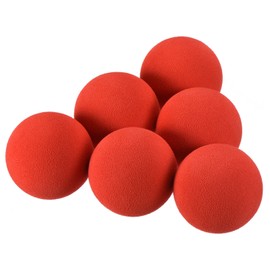 PATIKIL Golf Foam Balls, 10 Pack EVA Sponge 42mm Exercise Flight Swing Practice for Indoor Training, Red