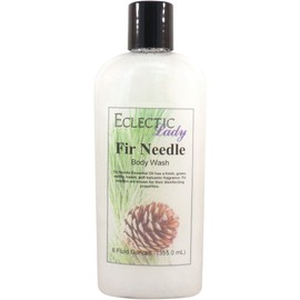 Eclectic Lady Liquid Pearl Body Wash - Fir Needle Essential Oil Scent 3-in-1 Use For Bubble Bath, Hand Soap & Body Wash, Phthalate-Free Fir Needle Essential Oil Fragrance, Handcrafted in USA (8 oz)