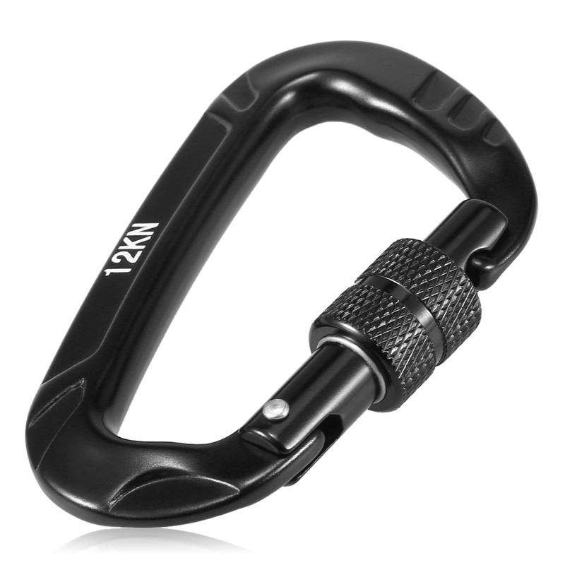4pcs 12KN Twist Locking Carabiner Snag Free Carabiner Pet Collar