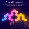 Led Wall Panel Gaming Lighit 10 PCS, Hexagon Led Light