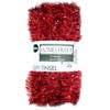 Very Long Christmas Tinsel in Red, Gold Or Silver, 50
