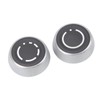 1Pair Radio Volume Control Knob, Left Right Sensitive Multimedia Knob