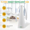 BUGGOFF Black Fly & Flying Insect Repellent Fan with Twin