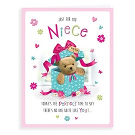 Piccadilly Greetings Regal Publishing Cute Birthday Card Niece - 8 x 6 inches