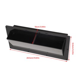 Tyenaza RV Exhaust Ventilation Cover, RV Range Hood Vent Cover Automatic Wind Proof Damper with Locking Flap for RV Home Camper Black