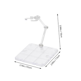 iplusmile - Soporte para figura de acción, soporte para figura de acción de montaje, base para modelo de muñeca, efectos de fuego compatibles con HG RG SD SHF 1/144, amarillo