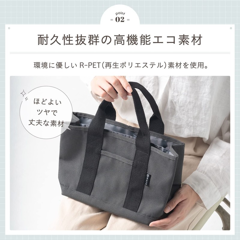Mura Women's Tote Bag, Mini Tote Small, R-PET Mini Bag,