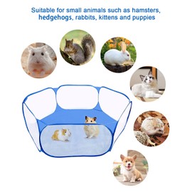 MAIKEHIGH Foldable Pet Puppy Playpen Cage Play Tent Outdoor Indoor Fence for Guinea Pig, Rabbits, Hamster, Chinchillas and Hedgehogs