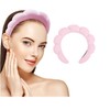 POMVIEA Spa Headband, Pink Make Up Headbands for Women Soft