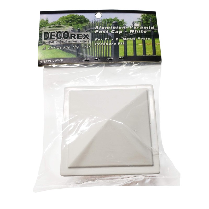 2" x 2" Aluminium Pyramid Post Cap for Metal Posts