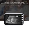 Baby Monitor 360 Degree Rotation 4.3inch LCD Screen 8 Lullabies