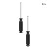 FOCMKEAS 2PCS Mini Slotted Screwdriver, 2.5mm Flat Head for Watch