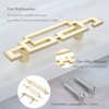 5pcs 128mm Handles for Chest of Drawers Gold, Pull Handles