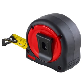 SOLA Protect Tape Measure 8 m / 25 mm – Robust Tape Measure with Belt Clip – Steel Tape Painted Yellow with mm Scale – Accuracy Class II – Roll Meter with Movable End Hook – Length 3 m, 5 m, 8 m