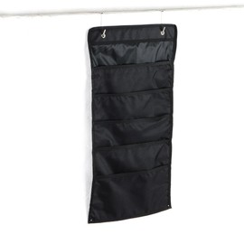 petofqq 5 Pocket Hanging File Organizer, Cascading Wall Organizer Storage Pocket Chart, Office Supplies Storage, Home Organizations - Black