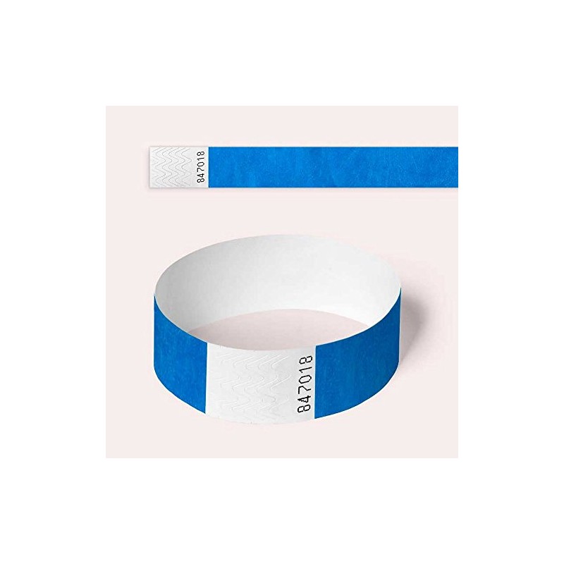 Tyvek Wristbands, 100 Pack by AA Wristbands, Parties, Security, Festivals,