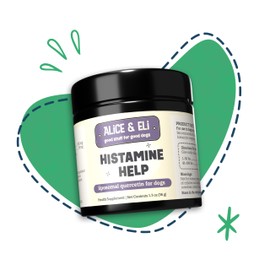 Alice & Eli Quercetin for Dogs - Liposomal Quercetin with Bromelain for Maximum Absorption - for Seasonal and Environmental Allergies - 30 Day Large Dog Supply