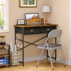 DAOUTIME Small Writing Desk for Kids Bedroom, 31.5 Inch Computer