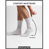 Occulto Men 100% Cotton Dress Socks Pack of 10 (model: