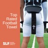 SLEEFS Faith Cross Black Thin Football Towel