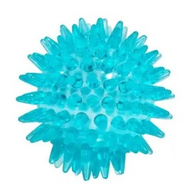 Blue 7 CM Soft Transparent Spiky Massage Ball for Hand and Wrist – Stress Relief, Deep Tissue Muscle Roller, Strength Recovery Exercise Tool, Sensory for Relaxation and Stress Management