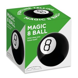 Mystic 8 Ball - Fortune-Telling Magic Ball, Black