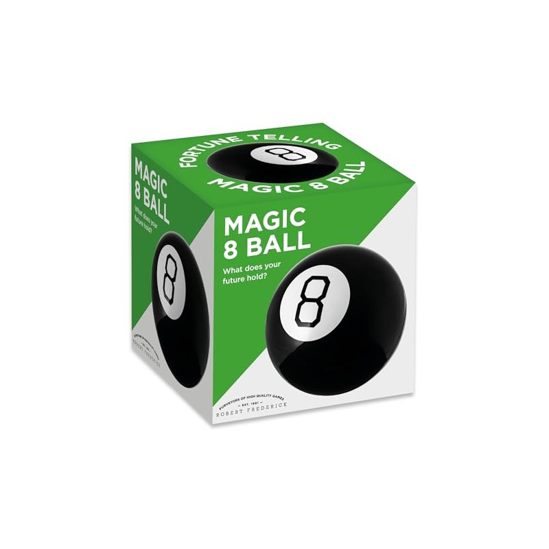 Mystic 8 Ball - Fortune-Telling Magic Ball, Black