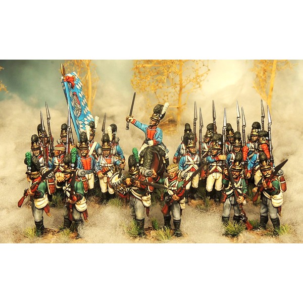 VICTRIX - Bavarian Infantry - 58 Figures - 28mm Plastic