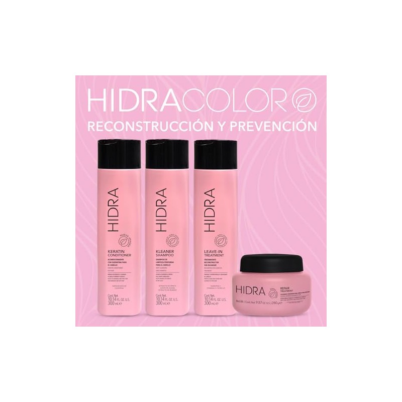 HIDRACOLOR Kleaner Shampoo Limpieza Profunda Cabello, Elimina Grasa 300ml