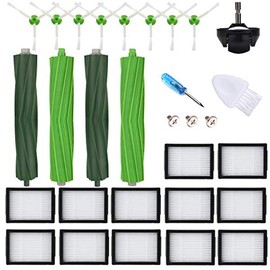 JoyBros Replacment Parts Compatible for iRobot Roomba e5 e6 e7 i3 i4 i6 i8 i7 i7+/Plus i&e Series Brush Filter Accessories Kit 25 Packâ¦