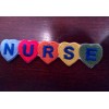 Unbranded NURSE embroidered iron on Patch 3.75" x .75"