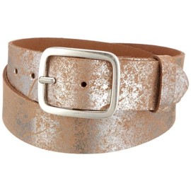 MGM Women's Soft Glam Belt, Silver (silver-used 1)