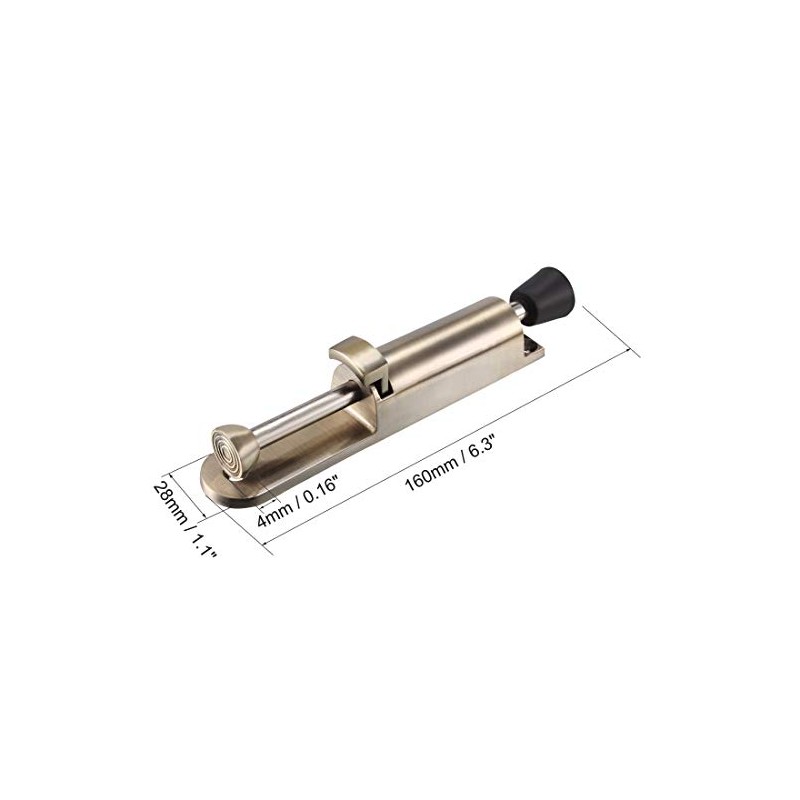 sourcing map Kickdown Door Stopper Spring Loaded Foot Pedal Door